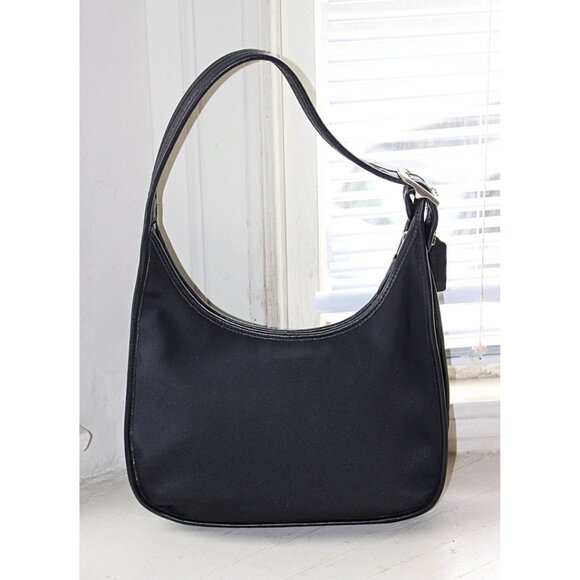 Coach Vintage - Ergo Neo Pocket Zip 6203 in Black - Nylon + Leather Construct - Picture 2 of 13